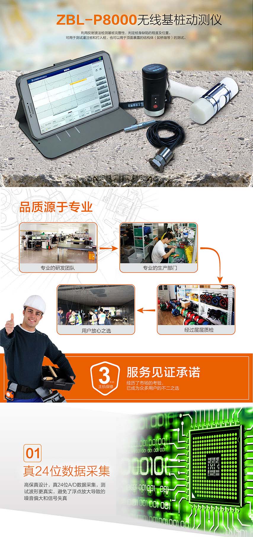 ZBL-P8000無線基樁動(dòng)測(cè)儀1 ZBL-P8000無線基樁動(dòng)測(cè)儀1