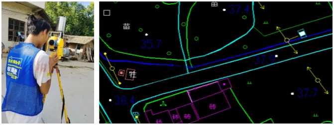 魔星MT20i全站儀偏心測量、中文編碼助力房地一體化權(quán)籍調(diào)查