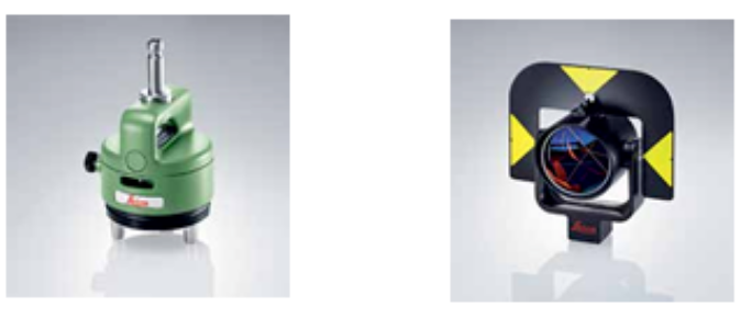 徠卡棱鏡和支架合理搭配，更易獲得高精度測量成果！